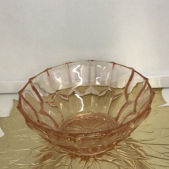 VINTAGE 1960s SALAD BOWL WITH 5 SALAD PLATES - Picture 4 of 7